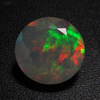 10x10 mm - Faceted Round Cut - AAAAAAAAA - Ethiopian Welo Opal Super Sparkle Awesome Amazing Full Colour Fire
